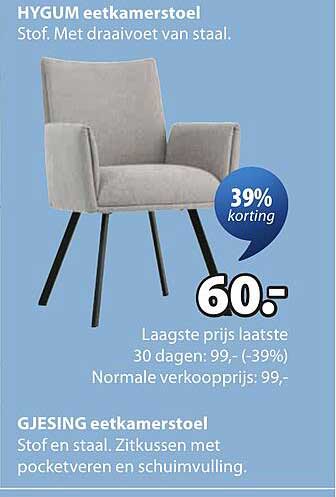 HYGUM eetkamerstoel