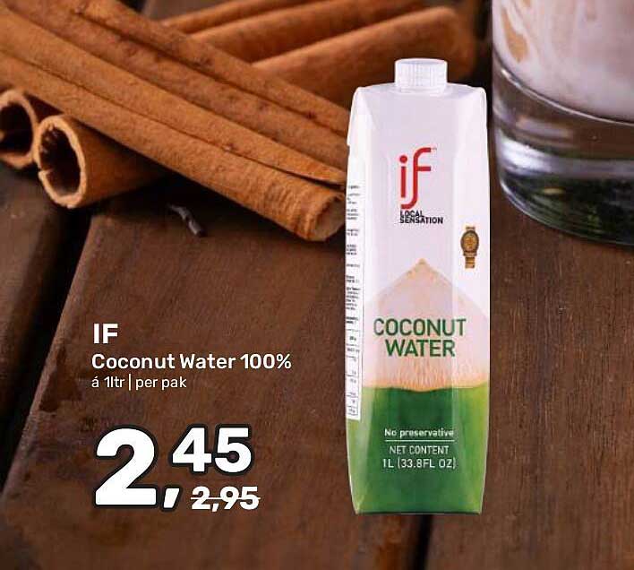 IF Coconut Water 100% á 1ltr | per pak