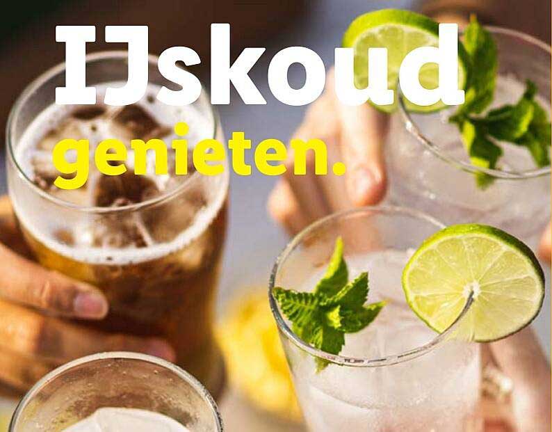 IJs koud genieten.