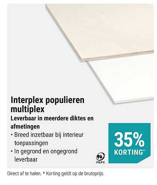 Interplex populieren multiplex 35% KORTING*