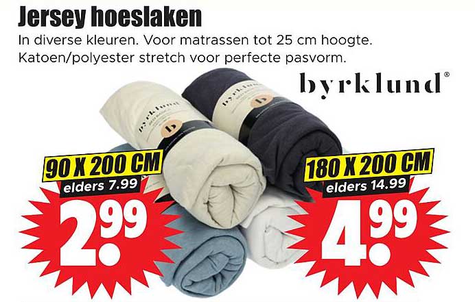 Jersey hoeslaken