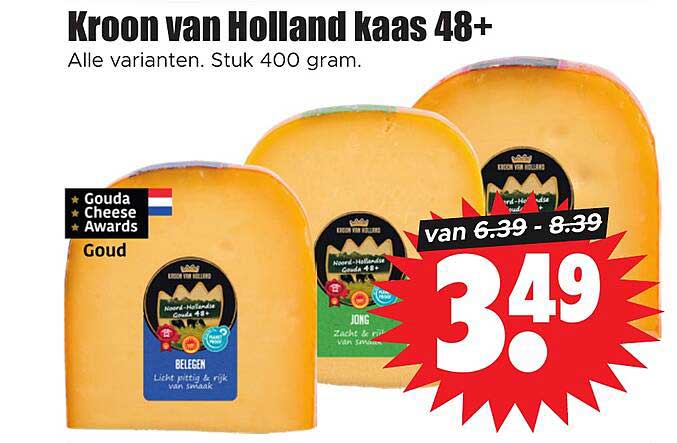 Kroon van Holland kaas 48+