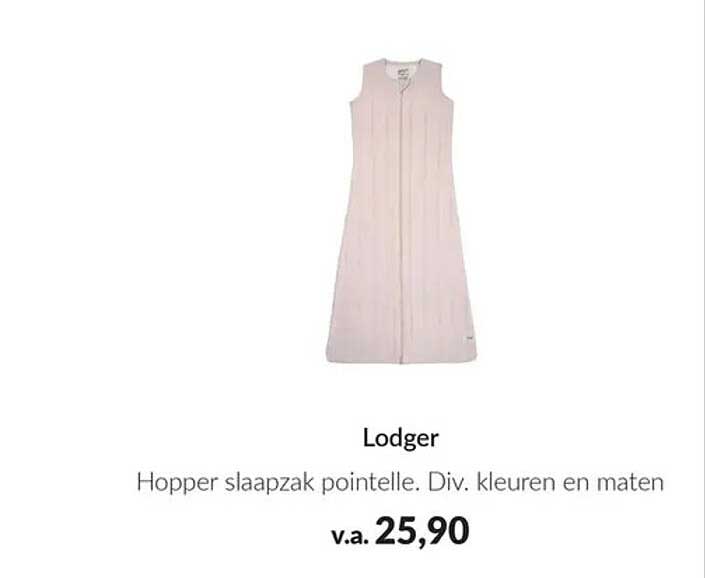 Lodger Hopper slaapzak pointelle. Div. kleuren en maten