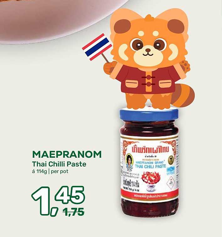 MAEPRANOM Thai Chilli Paste á 114g | per pot