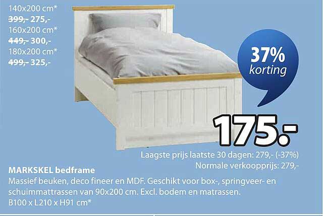 MARKSKEL bedframe
