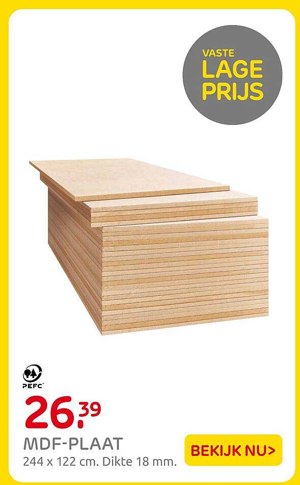MDF-PLAAT