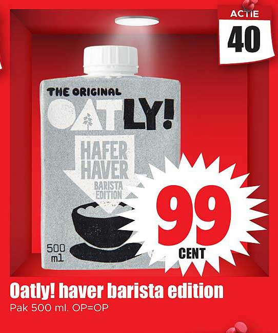 Oatly! haver barista edition