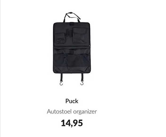 Puck Autostoel organizer