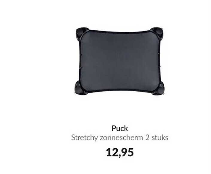 Puck Stretchy zonnescherm 2 stuks