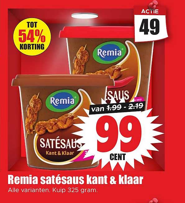 Remia satésaus kant & klaar