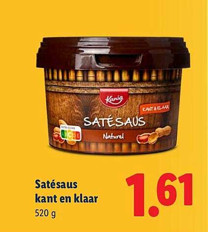 Satésaus kant en klaar