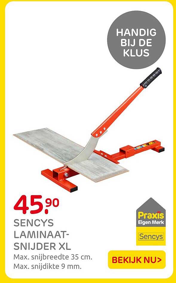 Sencys laminaatsnijder XL