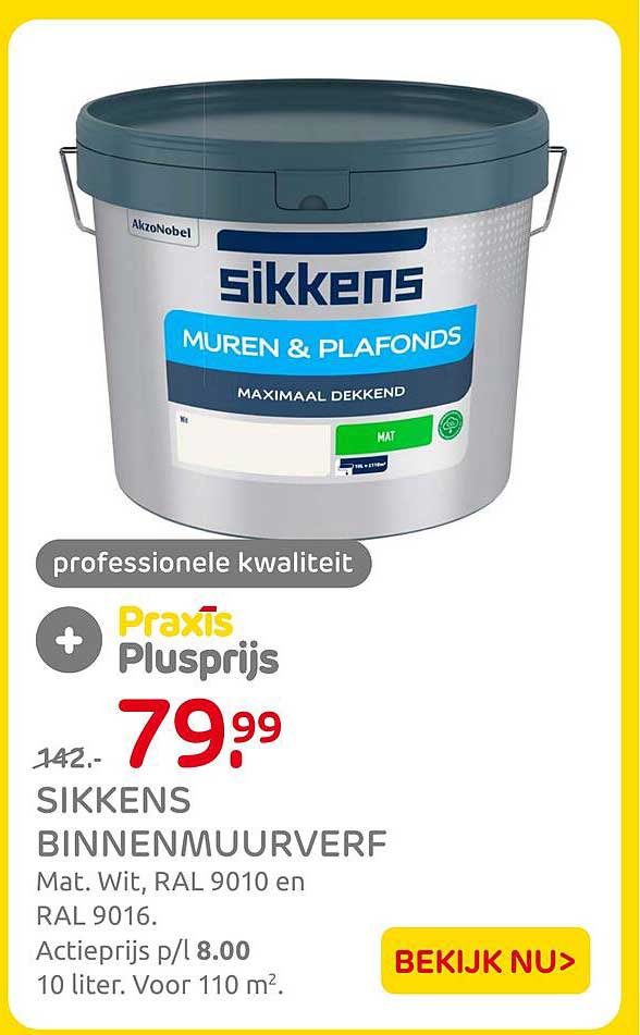 SIKKENS BINNENMUURVERF