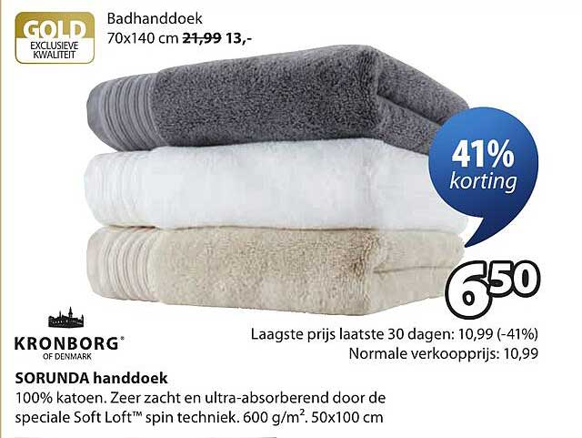 SORUNDA handdoek
