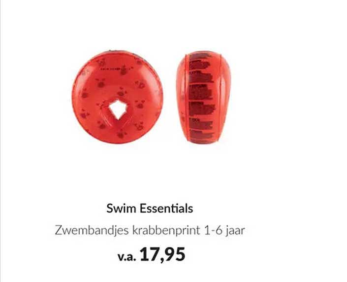 Swim Essentials Zwembandjes krabbenprint 1-6 jaar
