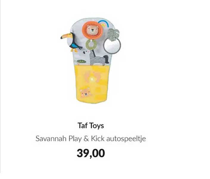 Taf Toys Savannah Play & Kick autostoeltje