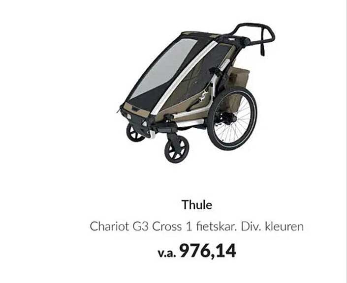 Thule Chariot G3 Cross 1 fietskar. Div. kleuren