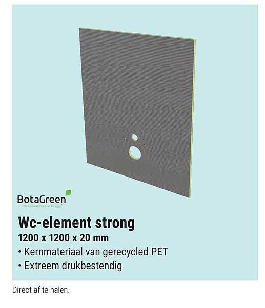 Wc-element strong 1200 x 1200 x 20 mm