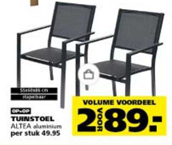 TUINTSTOEL ALTEA aluminium