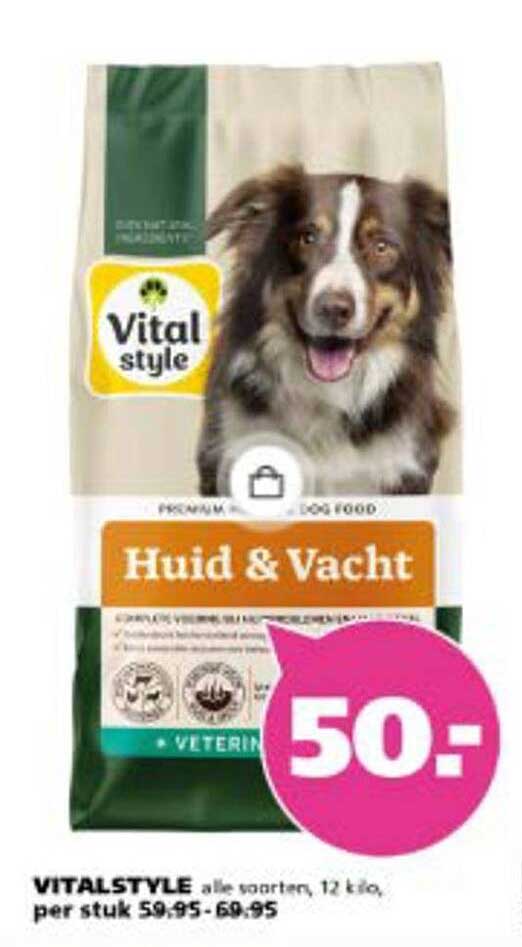 VITALSTYLE alle soorten, 12 kilo, per stuk 59.95-69.95