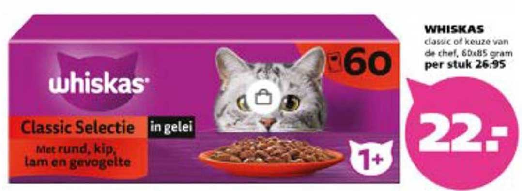 WHISKAS Classic Selectie in gelei