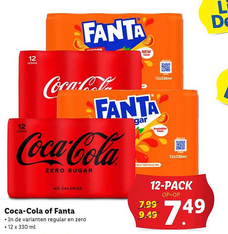 Coca-Cola of Fanta