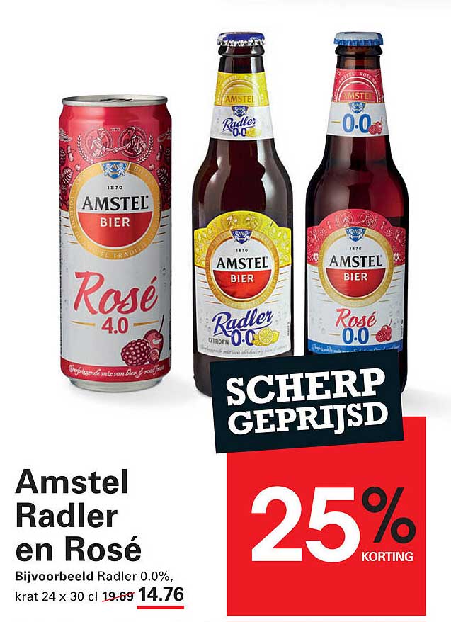 Amstel Radler en Rosé