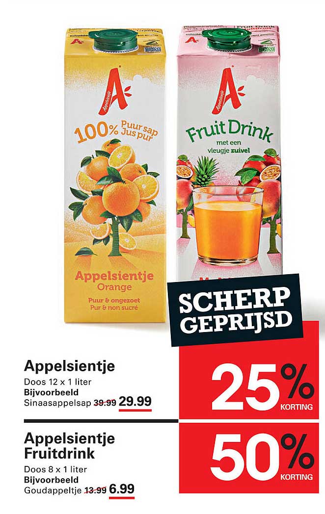 Appelsientje en Appelsientje Fruitdrink