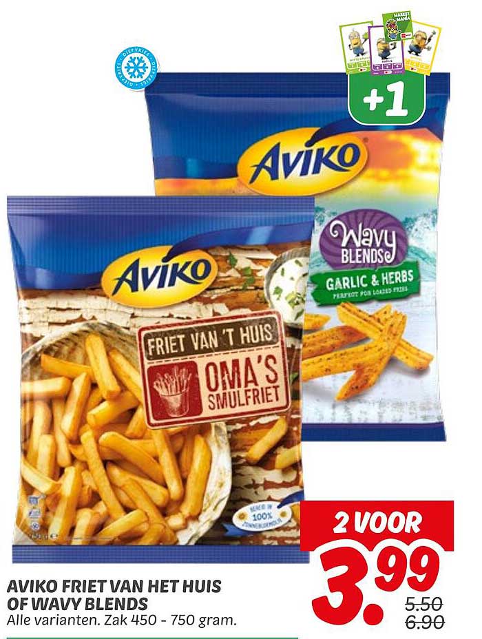 AVIKO FRIET VAN HET HUIS OF WAVY BLENDS