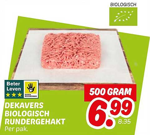 DEKAVERS BIOLOGISCH RUNDERGEHAKT