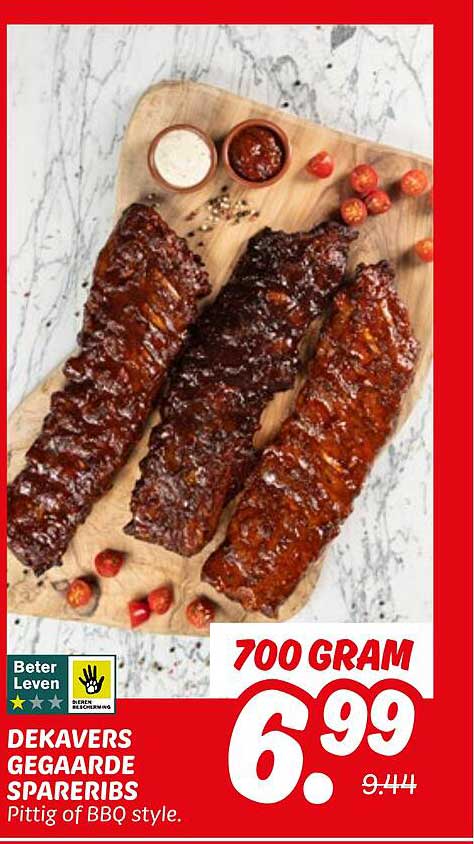 DEKAVERS GEGAARDE SPARERIBS