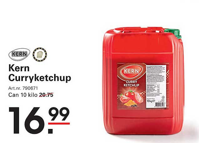 Kern Curry-ketchup 10 kilo