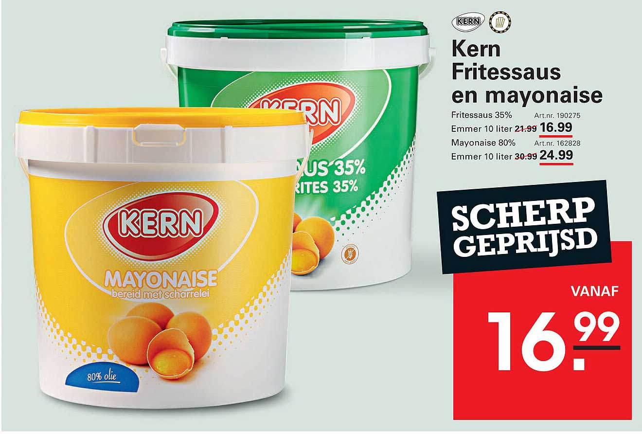 Kern Fritessaus en mayonaise