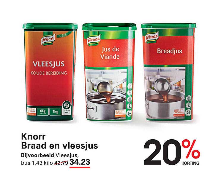 Knorr Braad en vleesjus