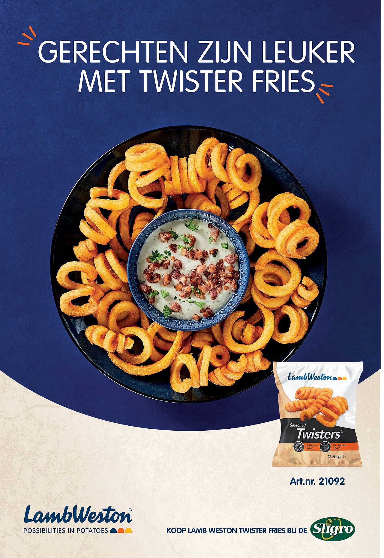 Lamb Weston Twister Fries