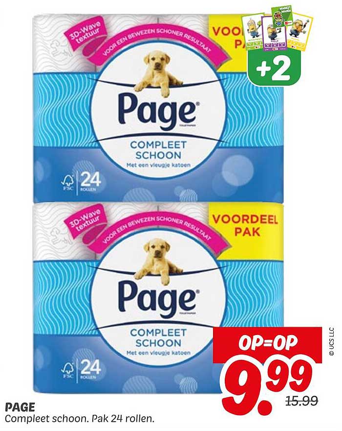 Page Compleet Schoon. Pak 24 rollen.