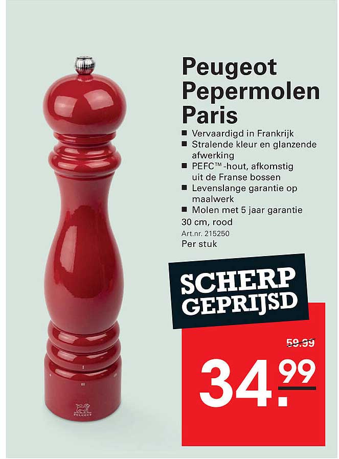 Peugeot Pepermolen Paris