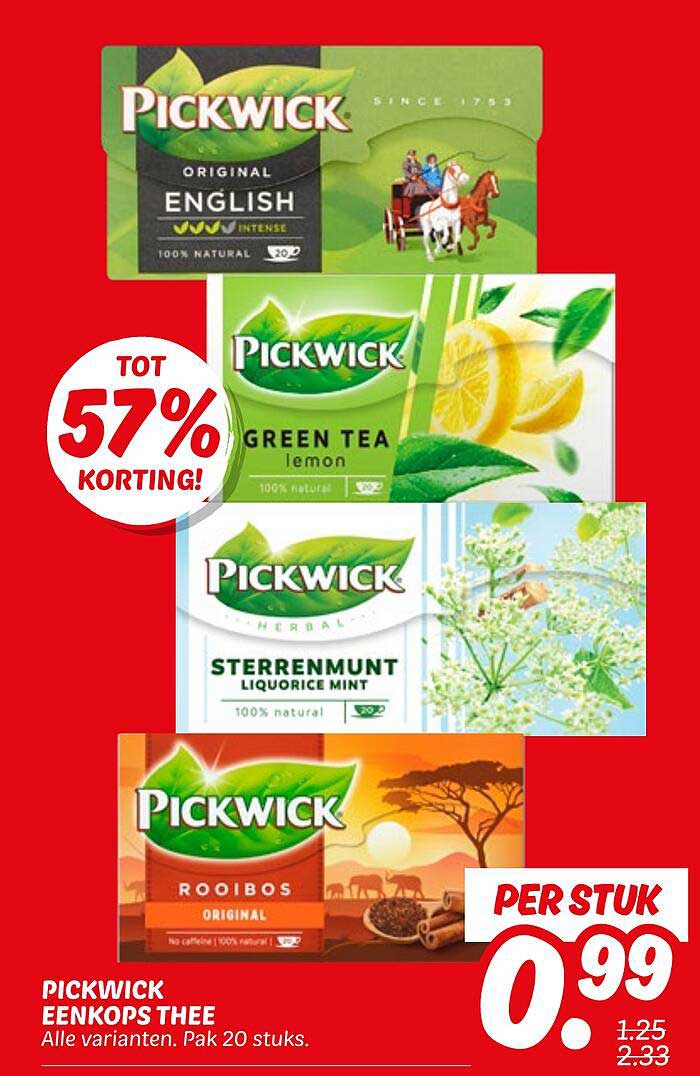 PICKWICK EENKOPS THEE