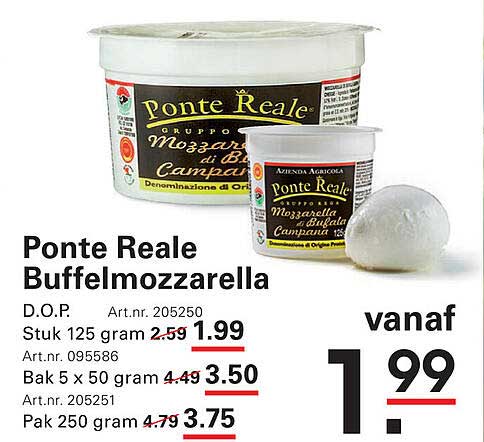 Ponte Reale Buffelmozzarella