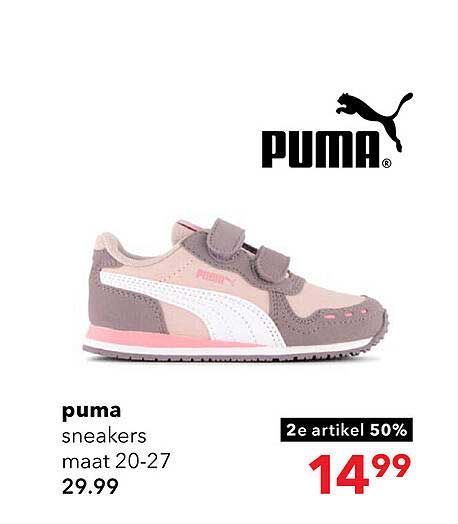 puma sneakers maat 20-27