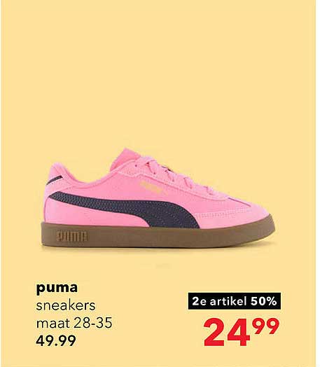 puma sneakers maat 28-35