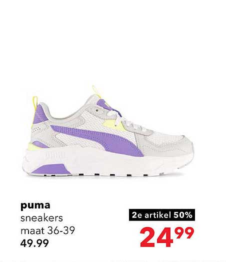 puma sneakers maat 36-39