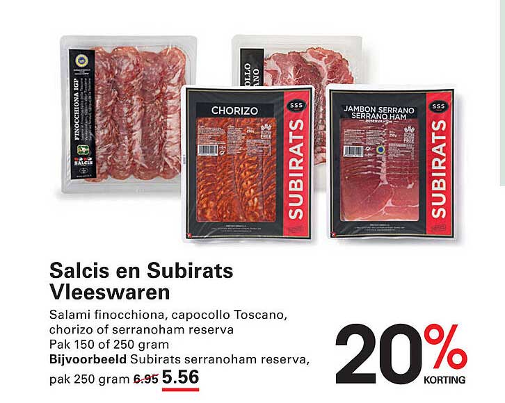 Salcis en Subirats Vleeswaren