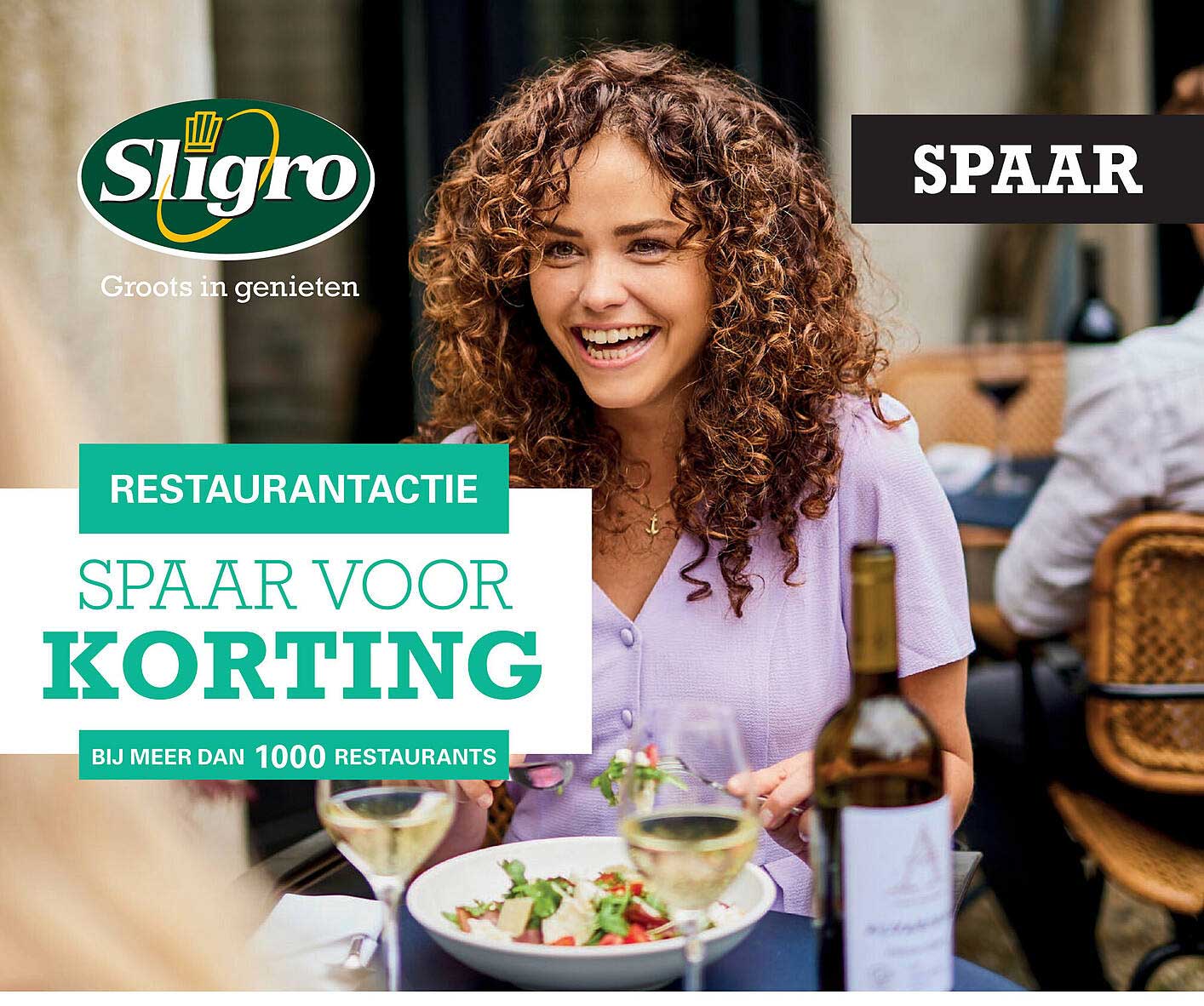 SPAAAR VOOR KORTING
