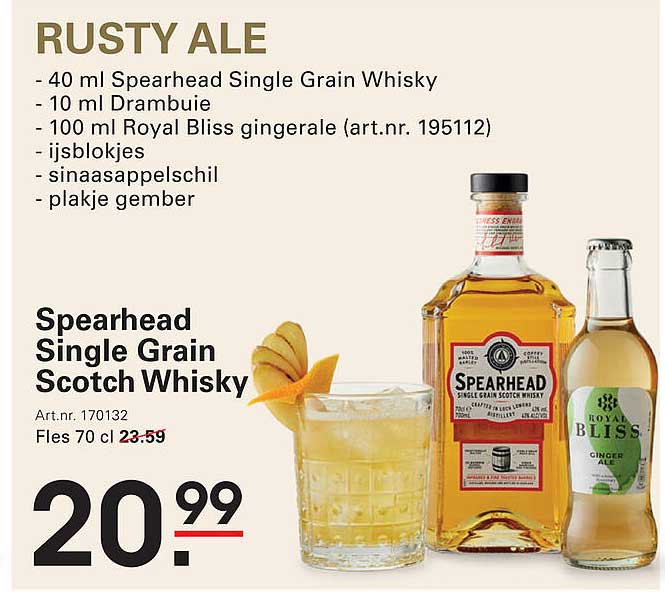 Spearhead Single Grain Scotch Whisky