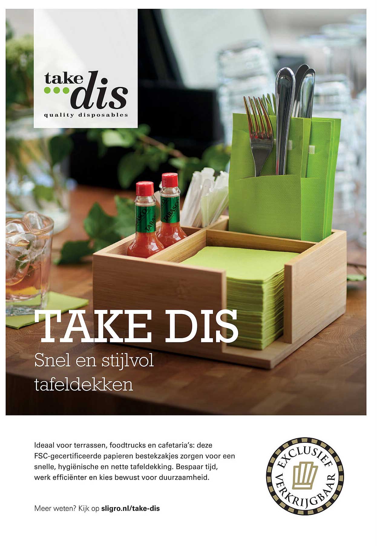 TAKE DIS - Snel en stijlvol tafeldekken