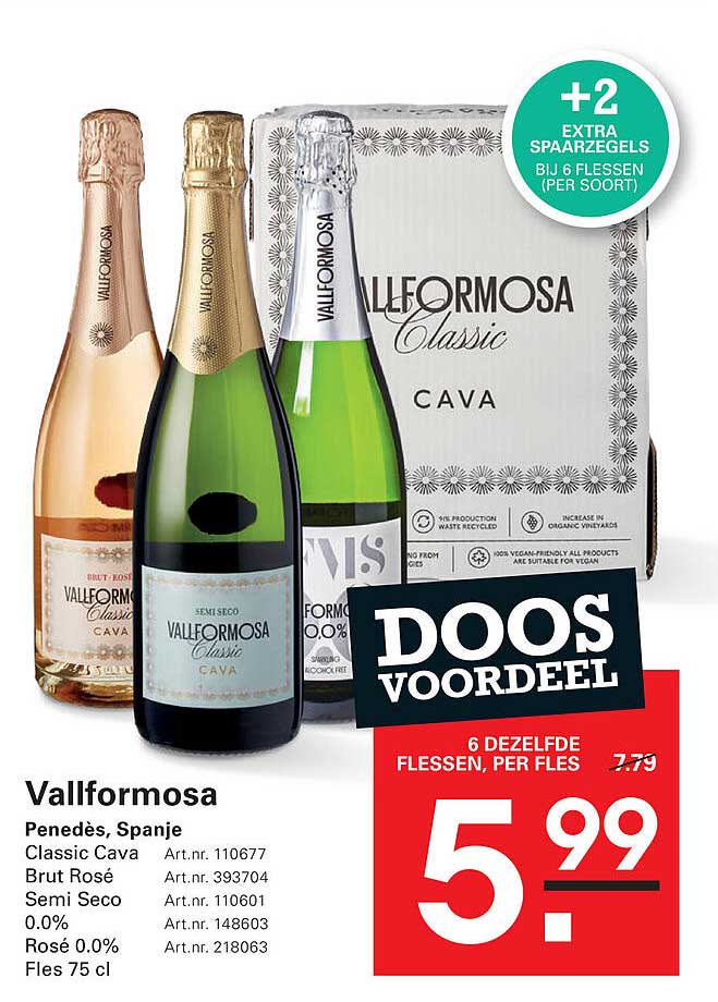 Vallformosa Cava - Doos Voordeel