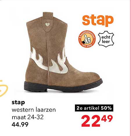Western laarzen maat 24-32