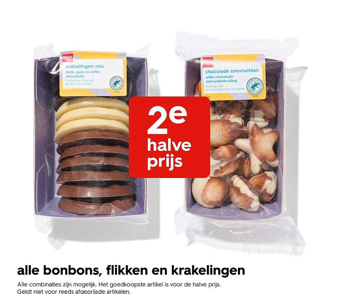 alle bonbons, flikken en krakelingen 2e halve prijs