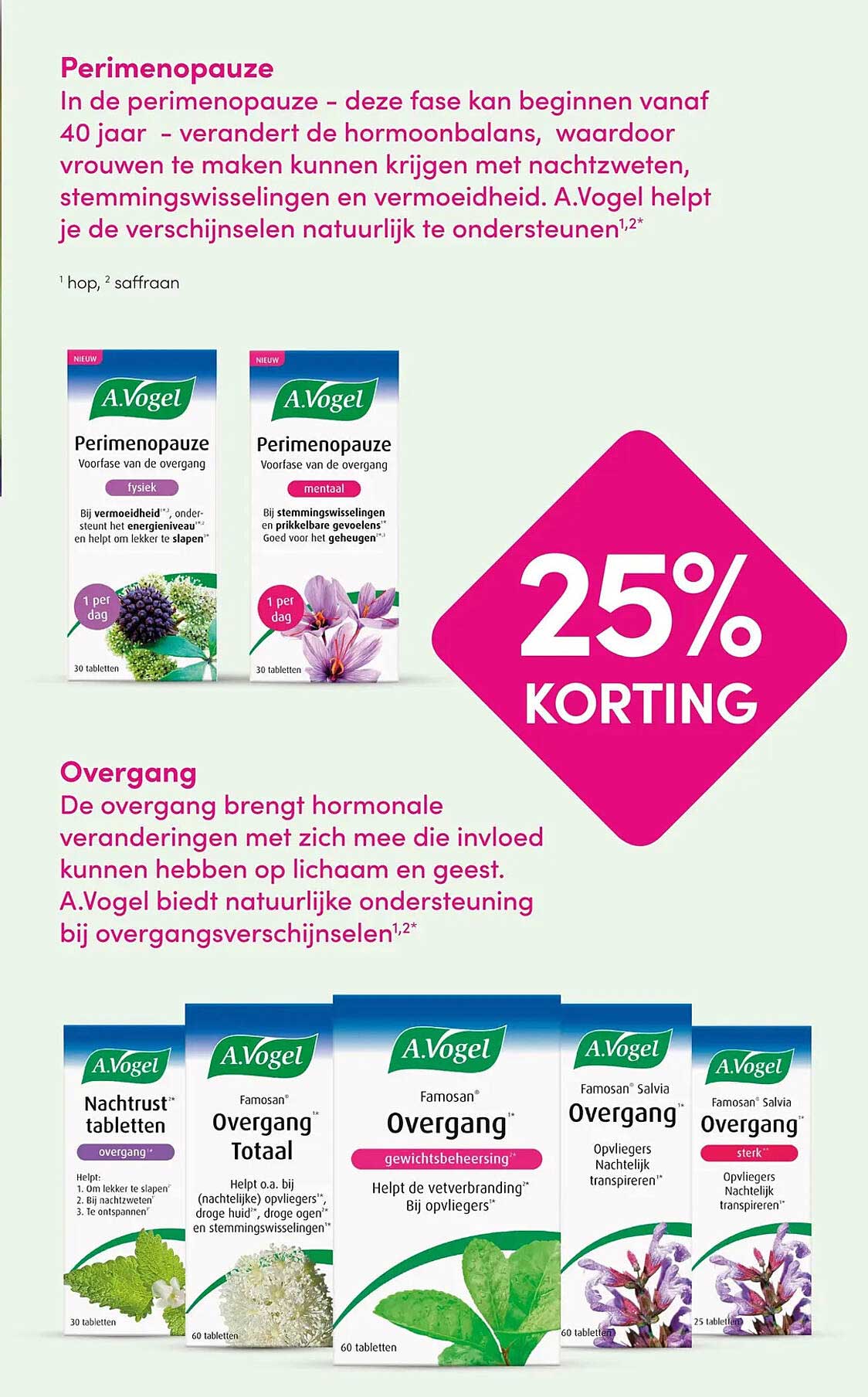 A.Vogel Perimenopauze / Overgang - 25% korting